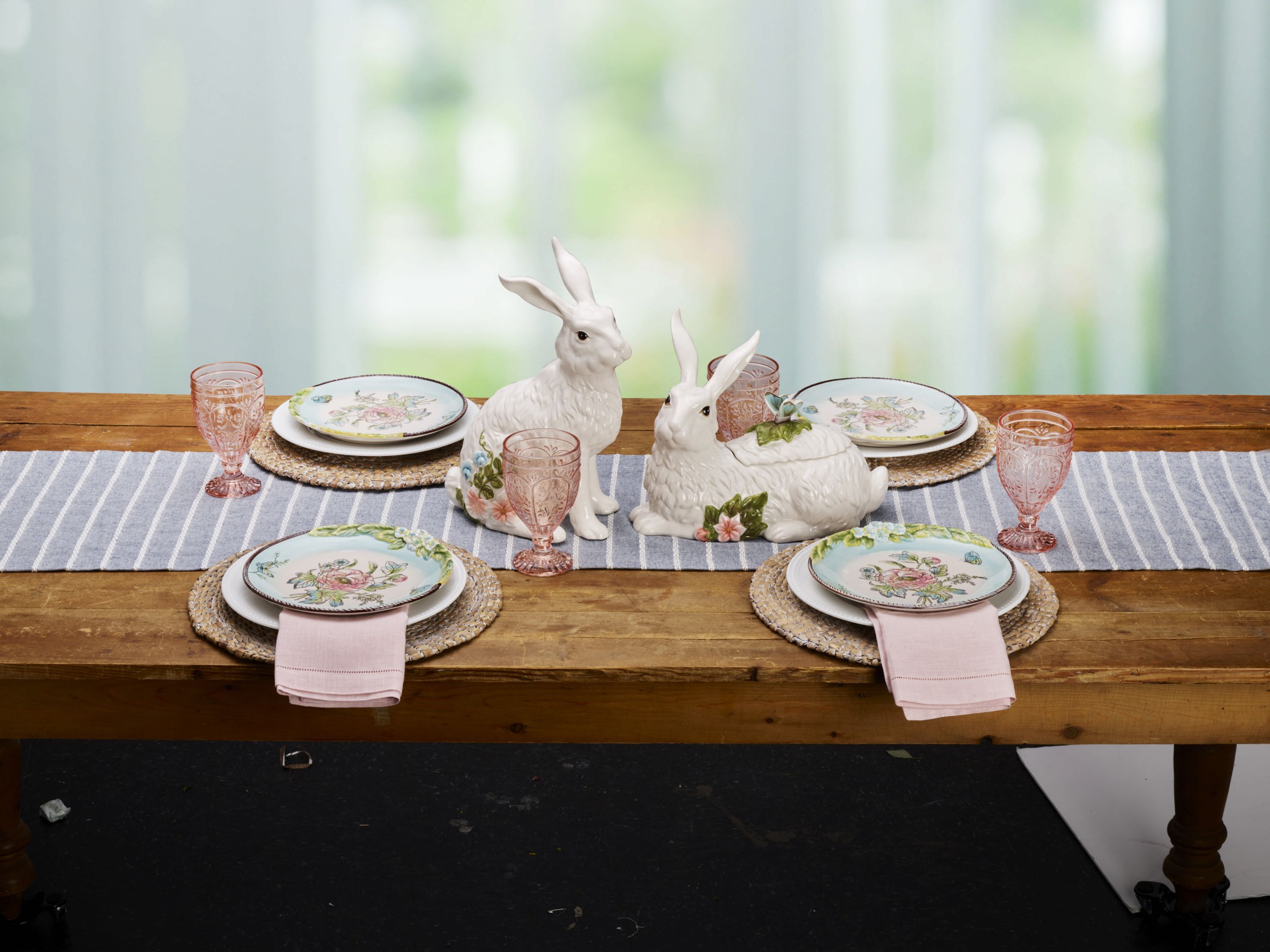 English Garden Bloom Accent Plate, Set of 4