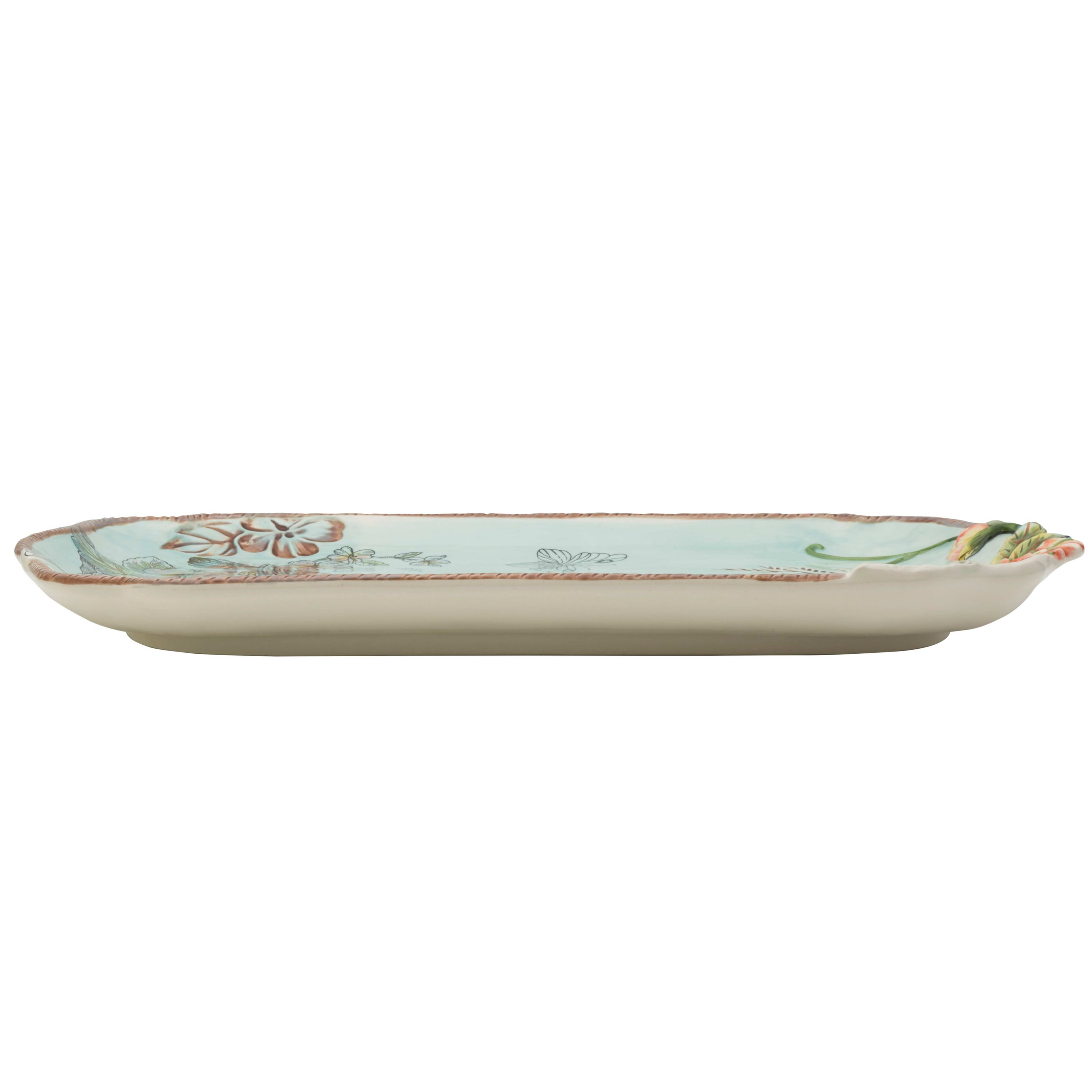 English Garden Bird Accent Plate, Set of 4