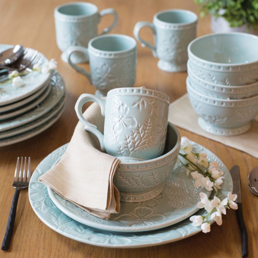 English Garden 12-oz Mugs, Set of 4