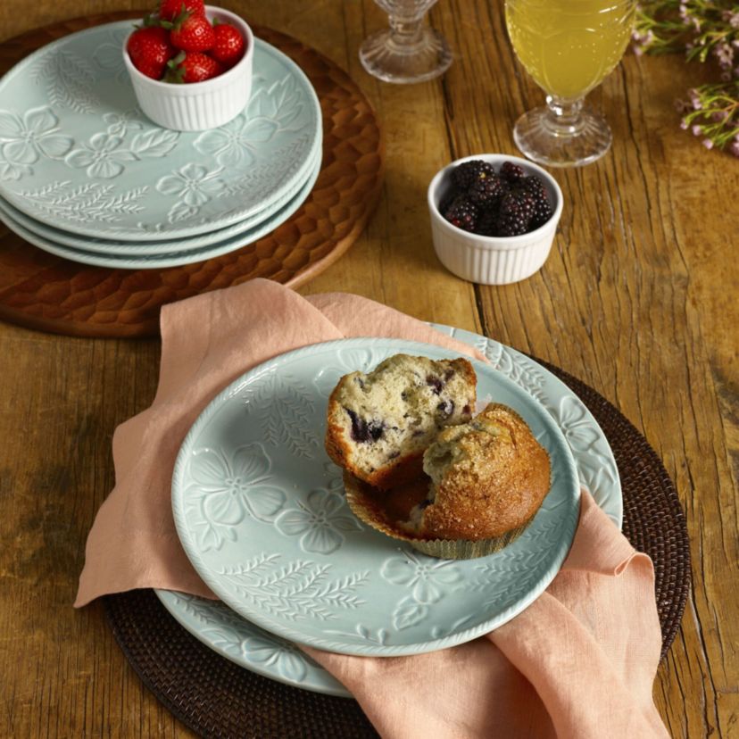 English Garden Salad Plates, Set of 4
