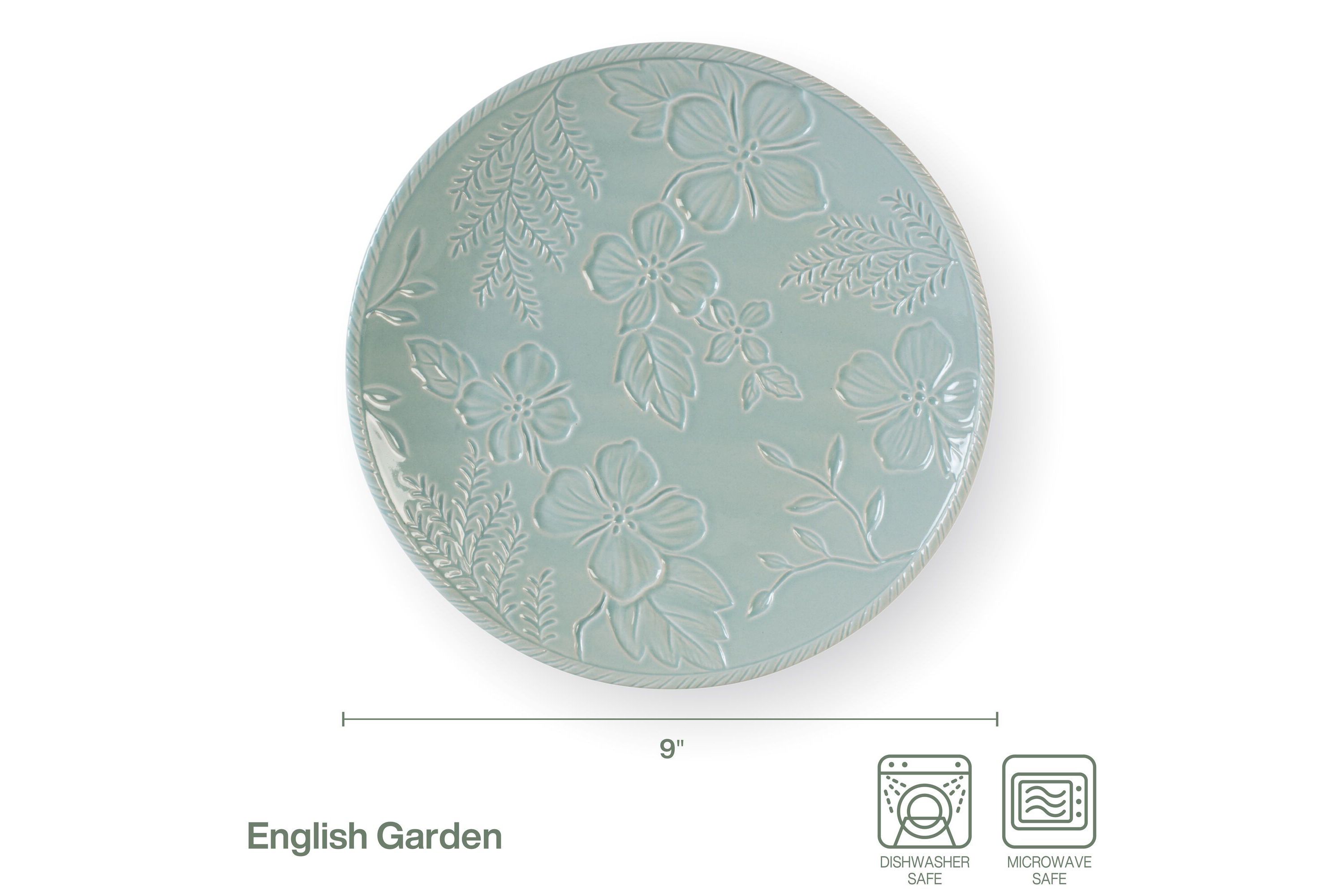 English Garden Salad Plates, Set of 4