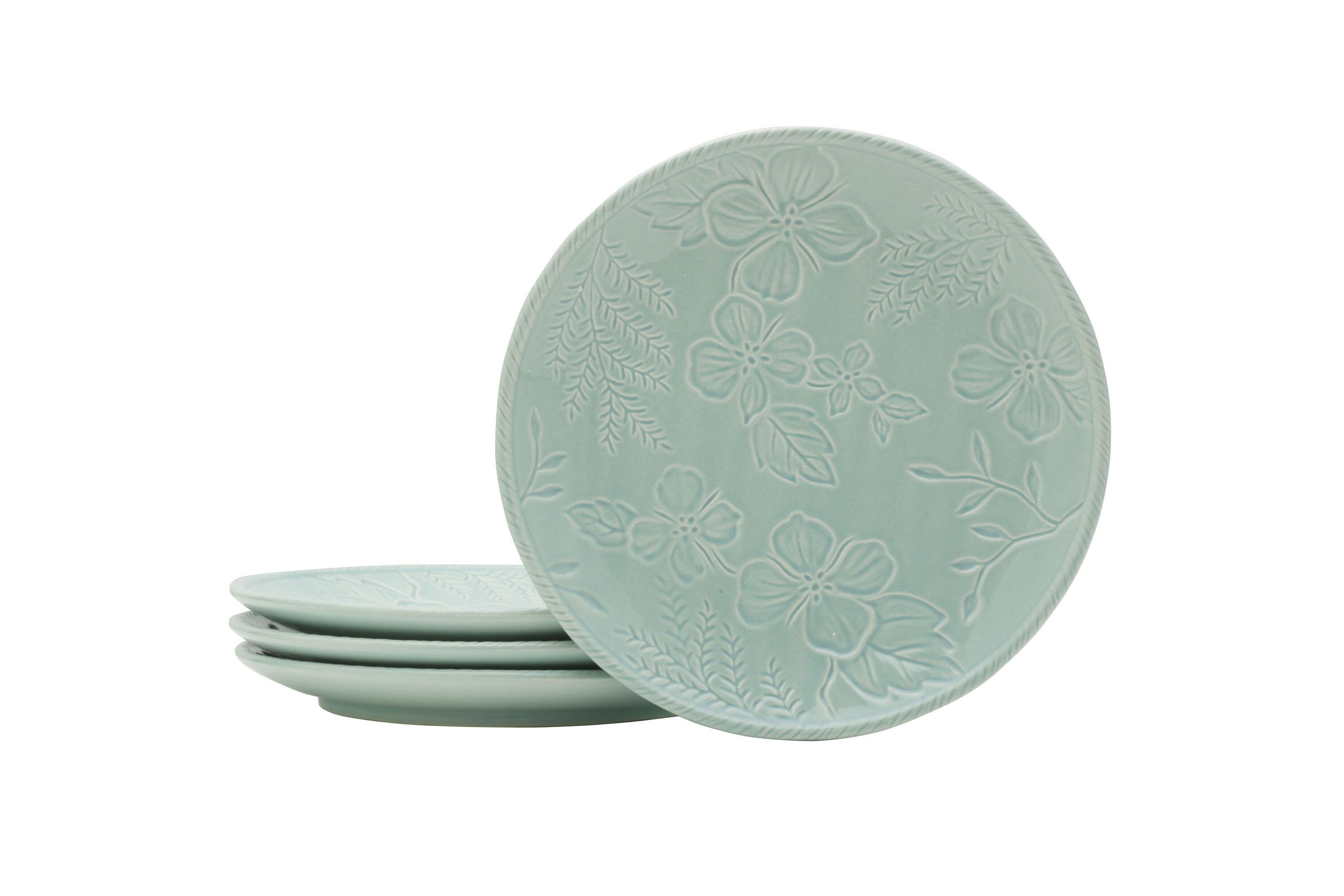 English Garden Salad Plates, Set of 4