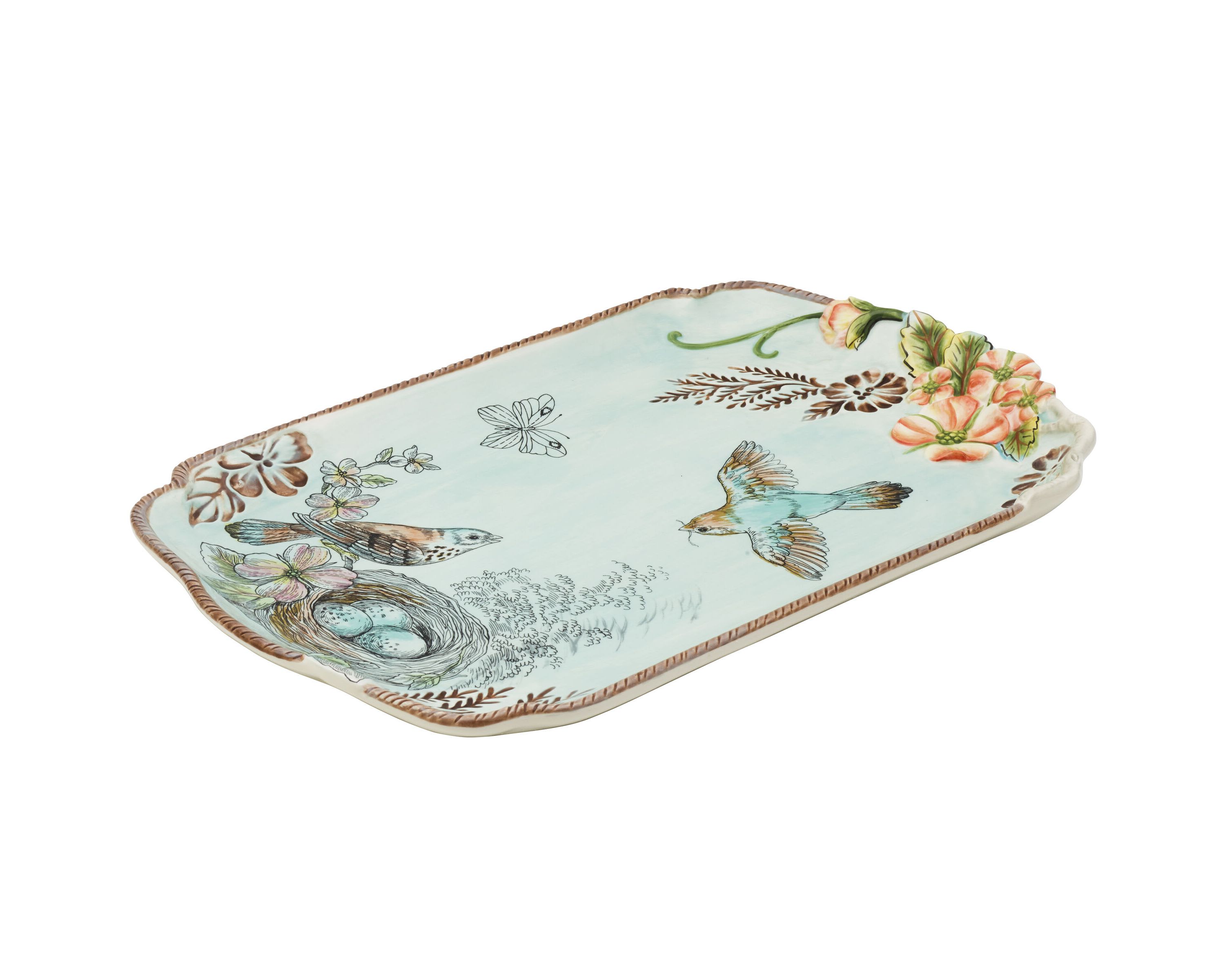 English Garden Serving Platter