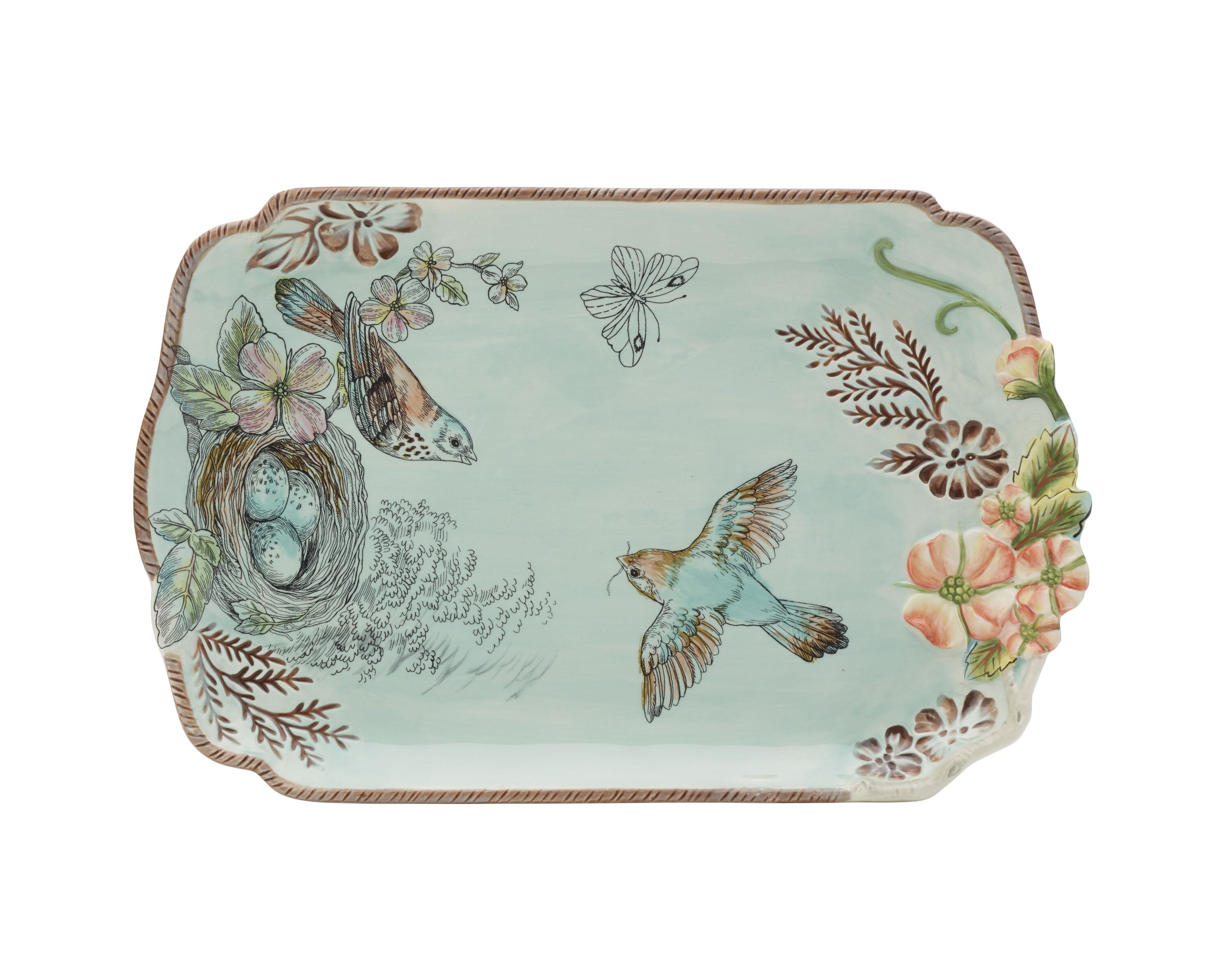 English Garden Serving Platter