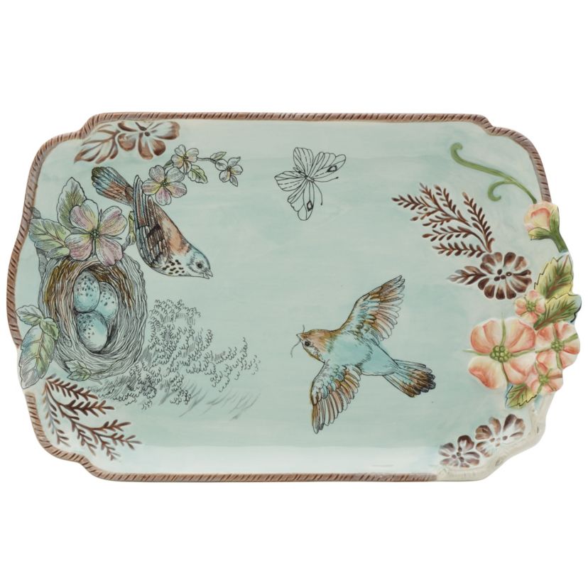 English Garden Serving Platter