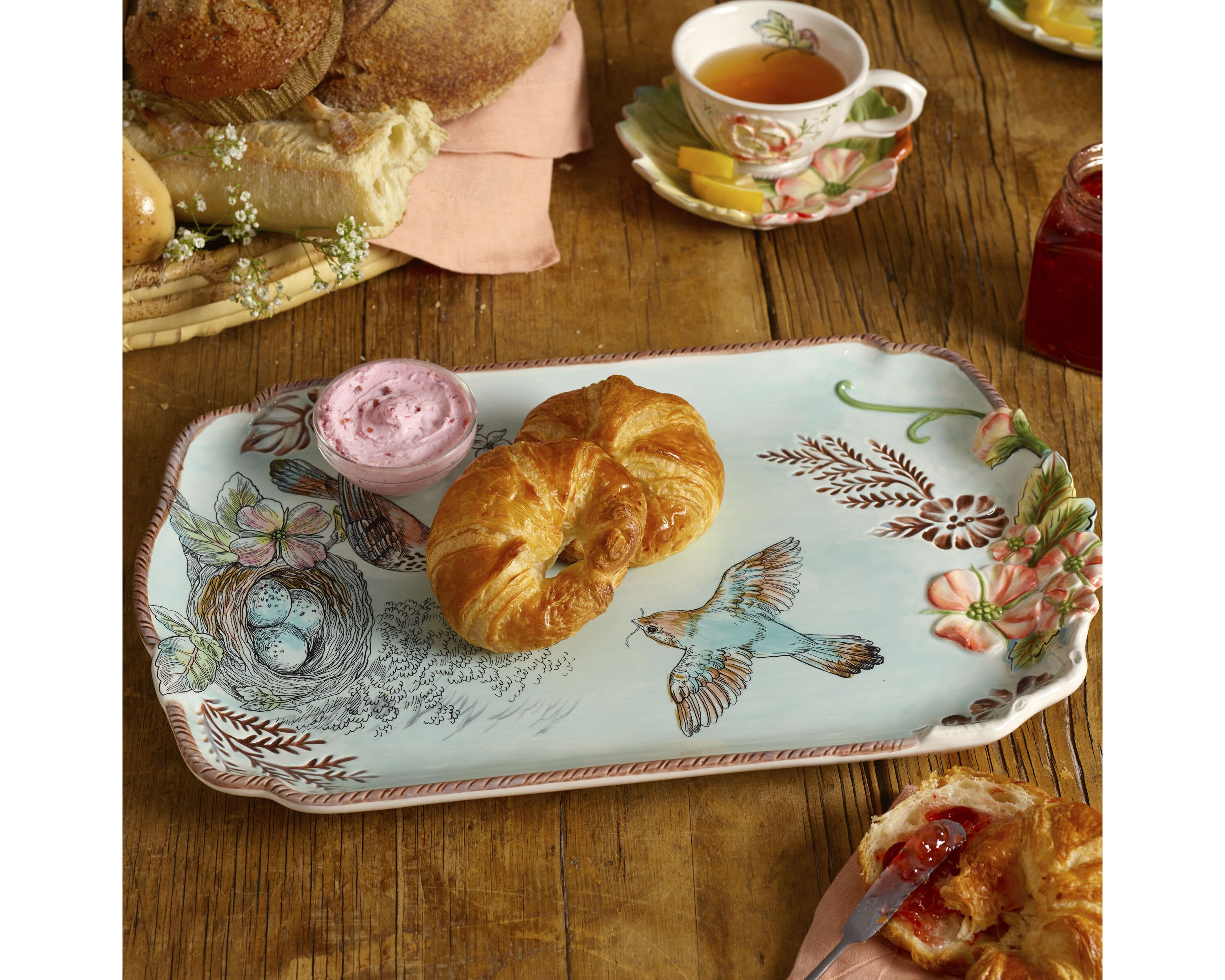 English Garden Serving Platter