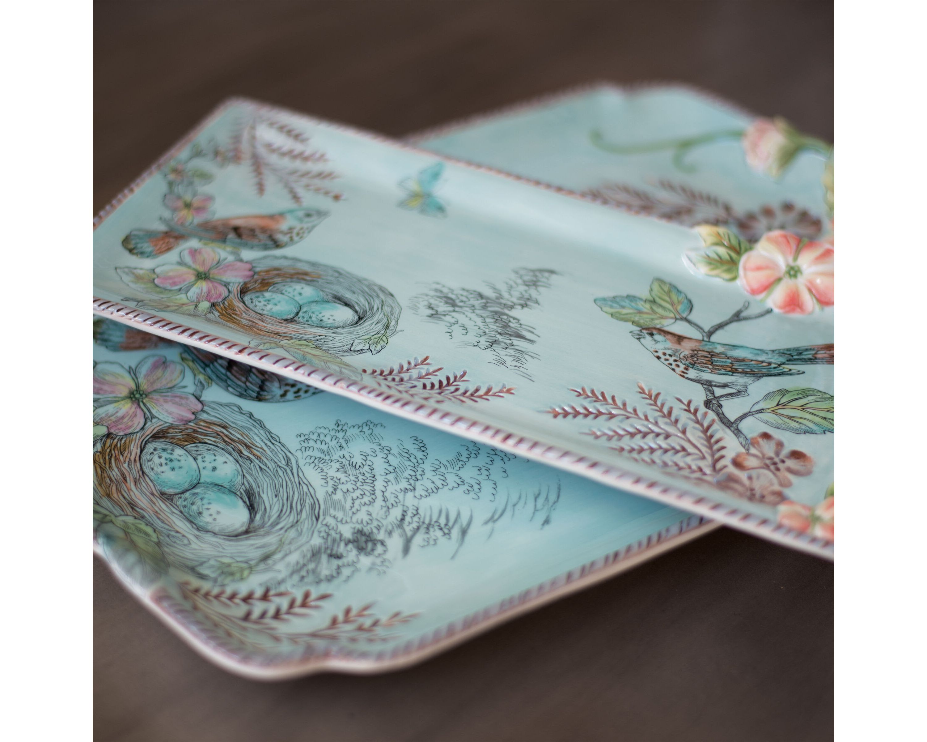 English Garden Serving Platter