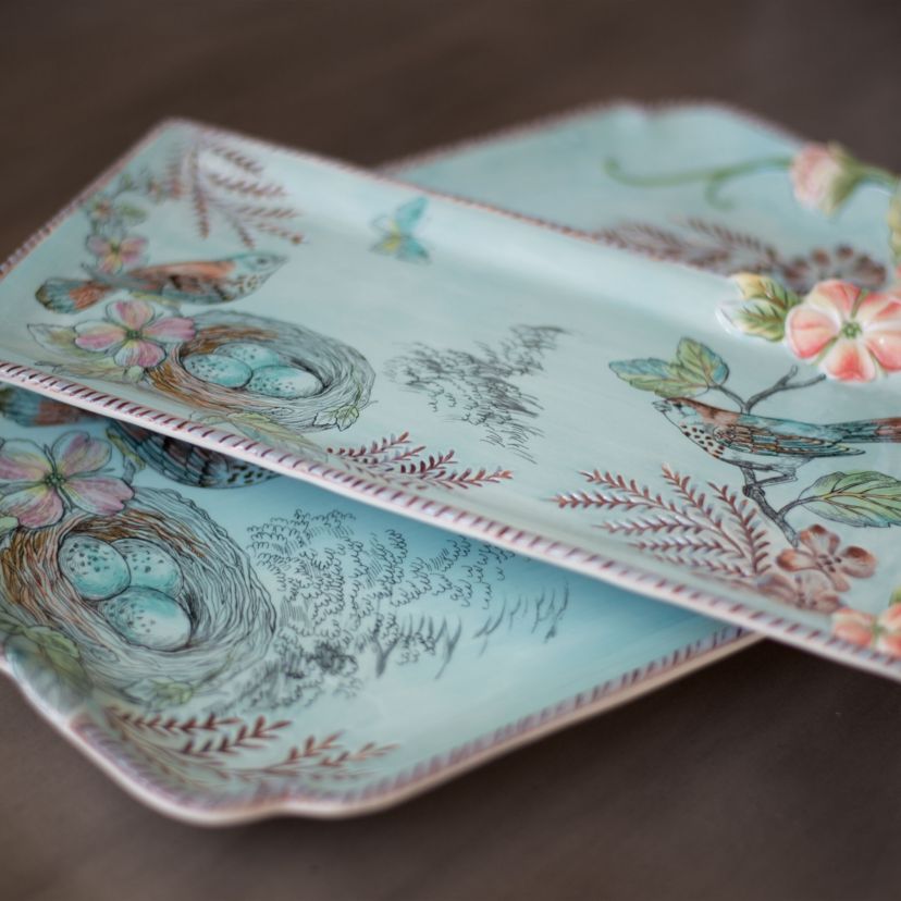 English Garden Serving Platter