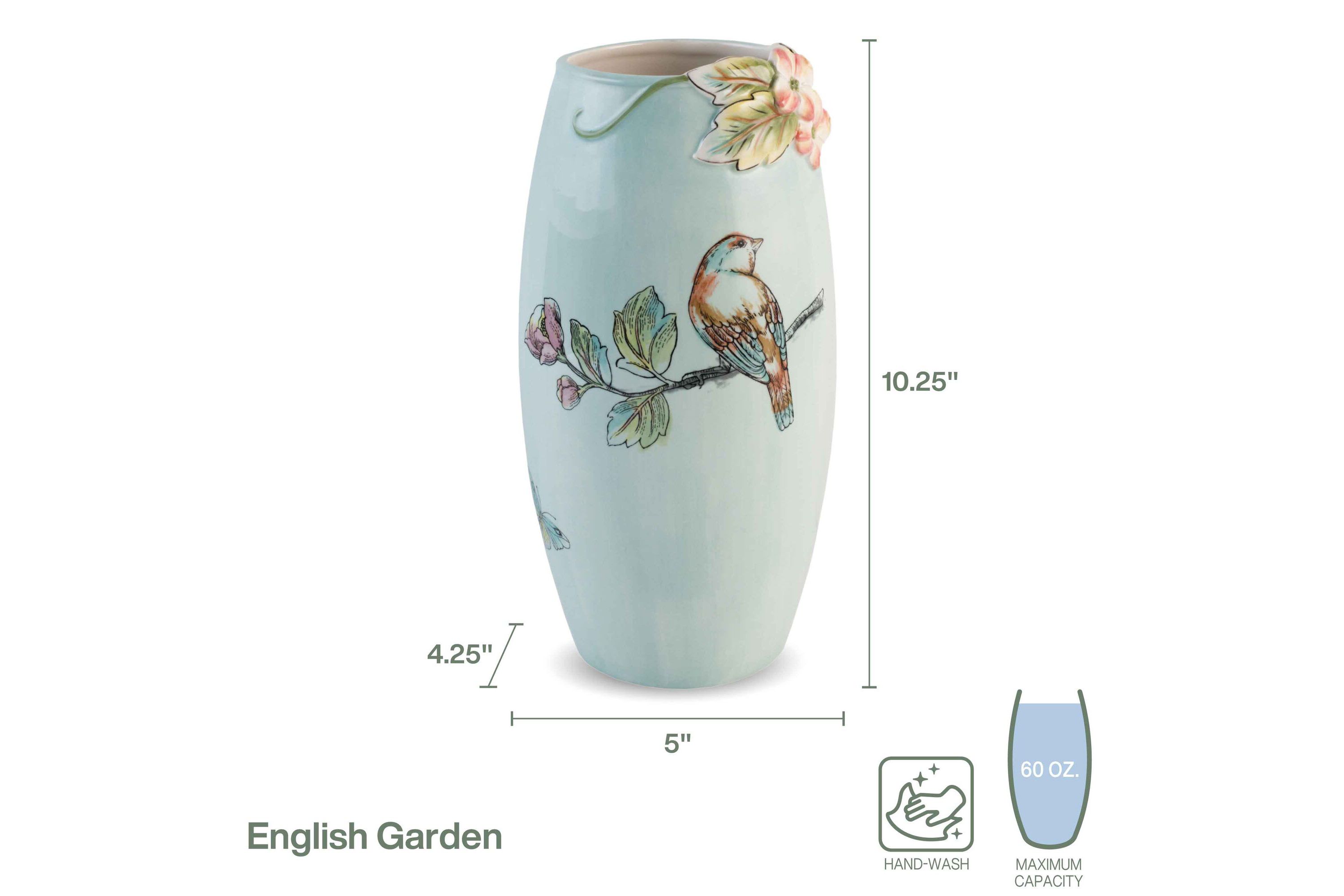 Englishh Garden Tall Vase