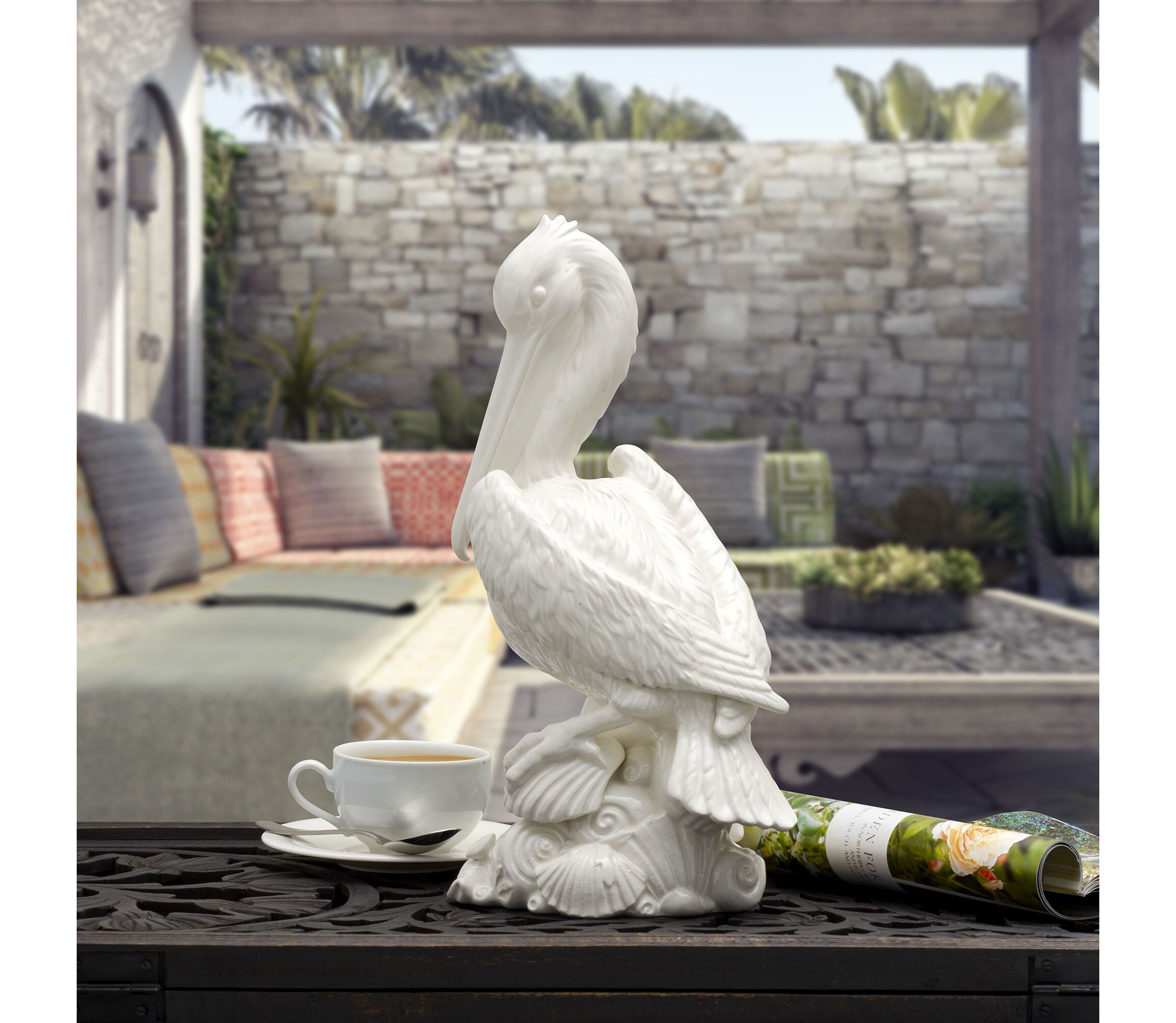 Cape Coral Home Tall Pelican Figurine
