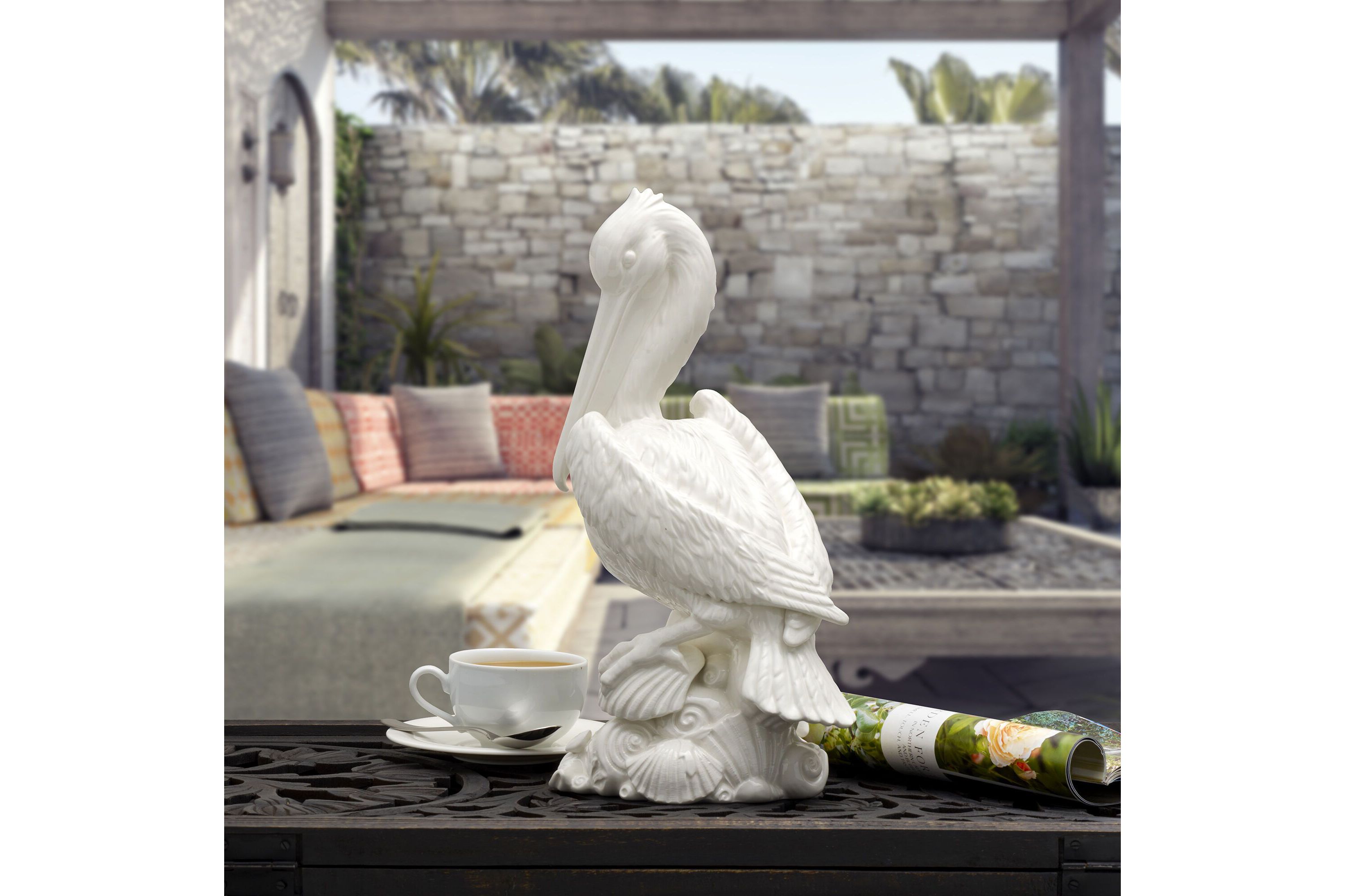 Cape Coral Home Tall Pelican Figurine