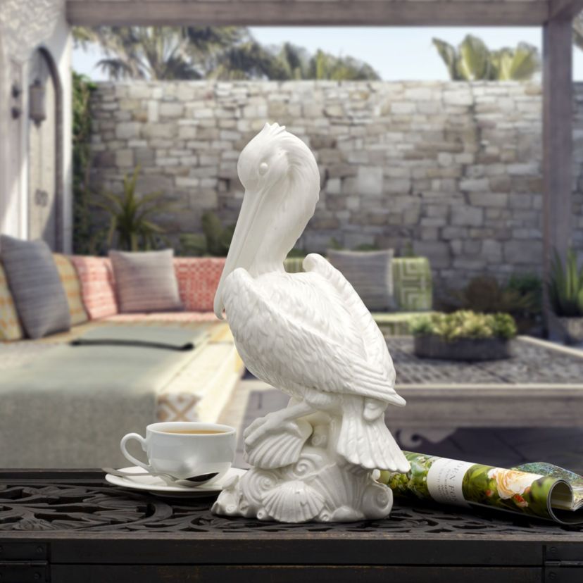 Cape Coral Home Tall Pelican Figurine