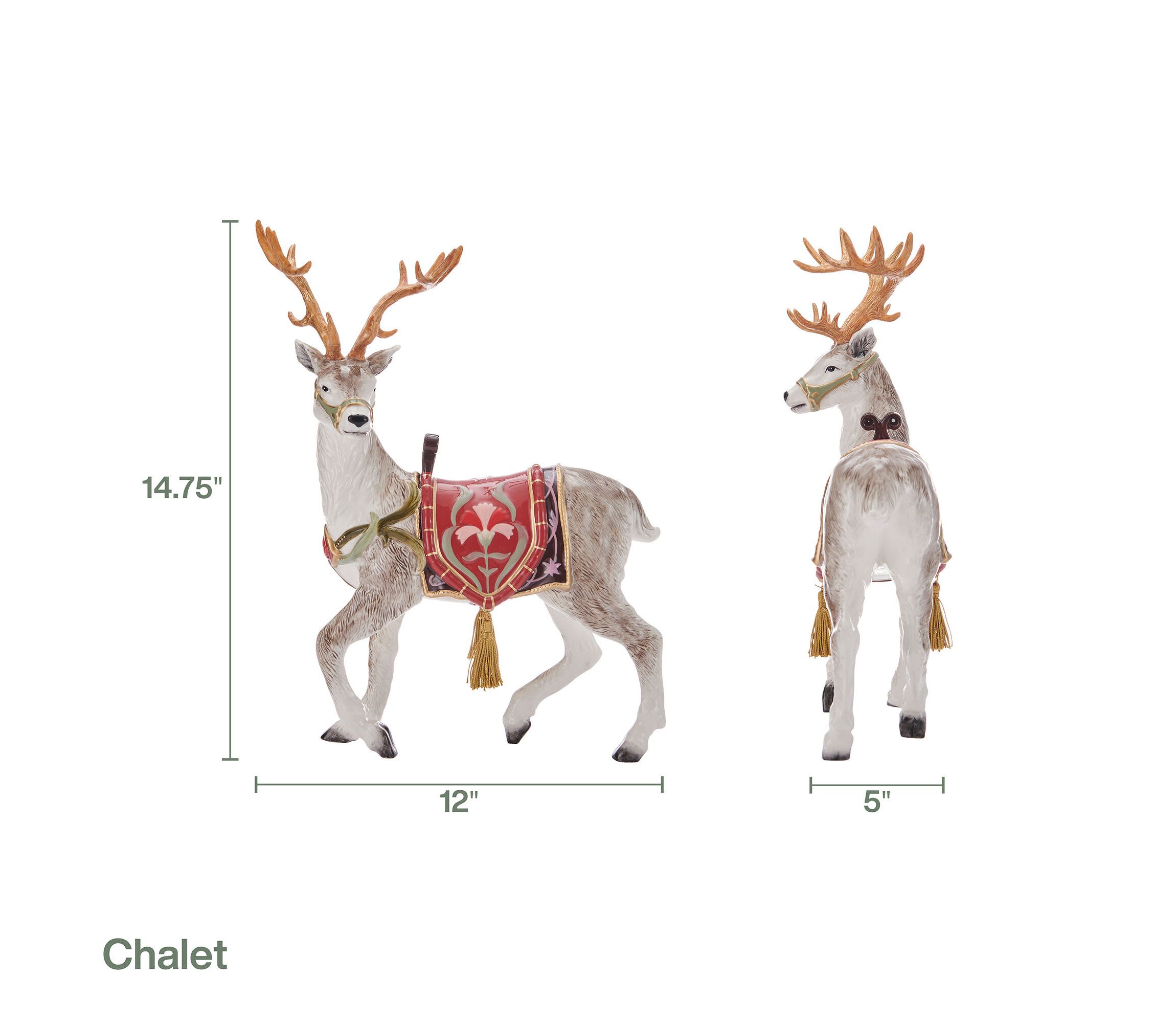 Chalet 14.75-in Deer Figurine