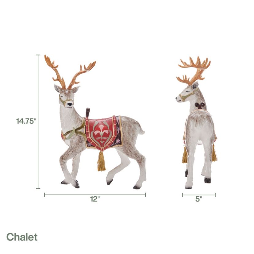 Chalet 14.75-in Deer Figurine