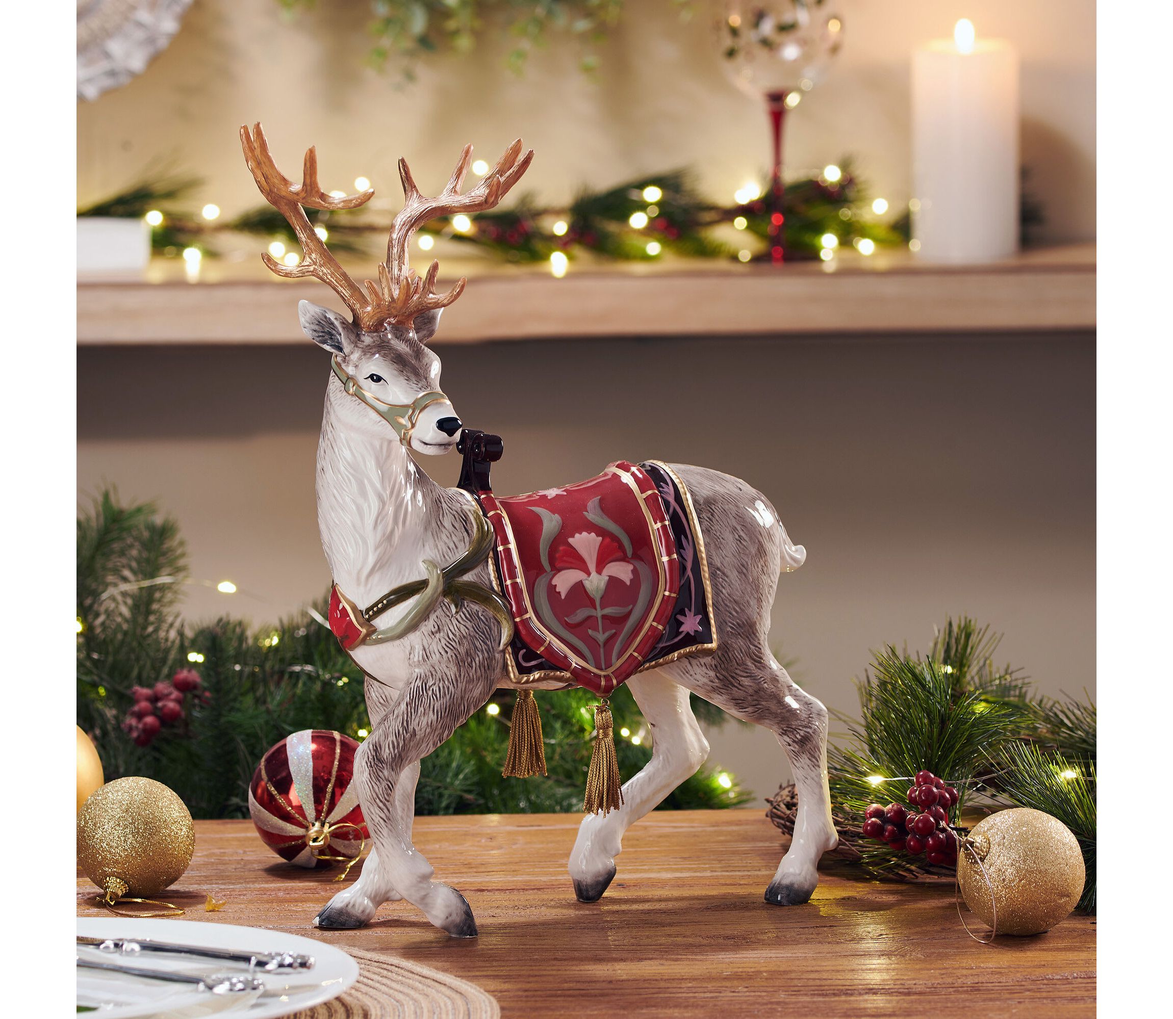 Chalet 14.75-in Deer Figurine