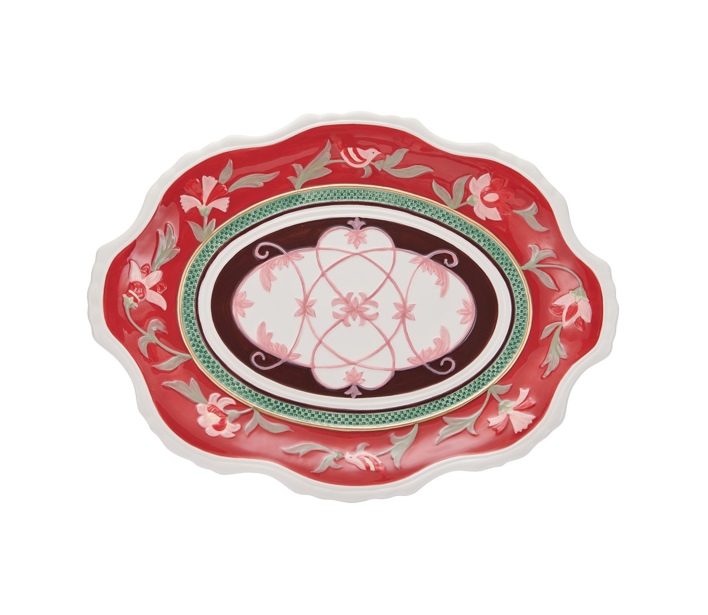 Chalet 17-in Oval Platter