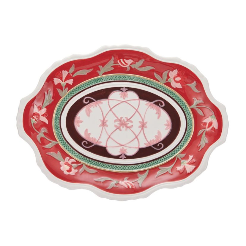 Chalet 17-in Oval Platter