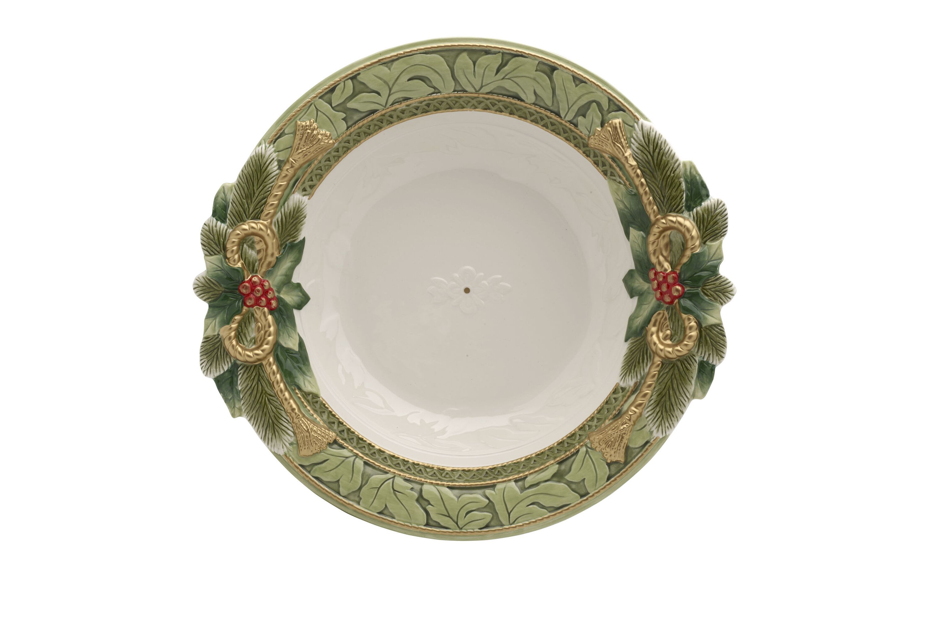 Holiday Home Green Large Serve Bowl