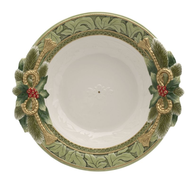 Holiday Home Green Large Serve Bowl