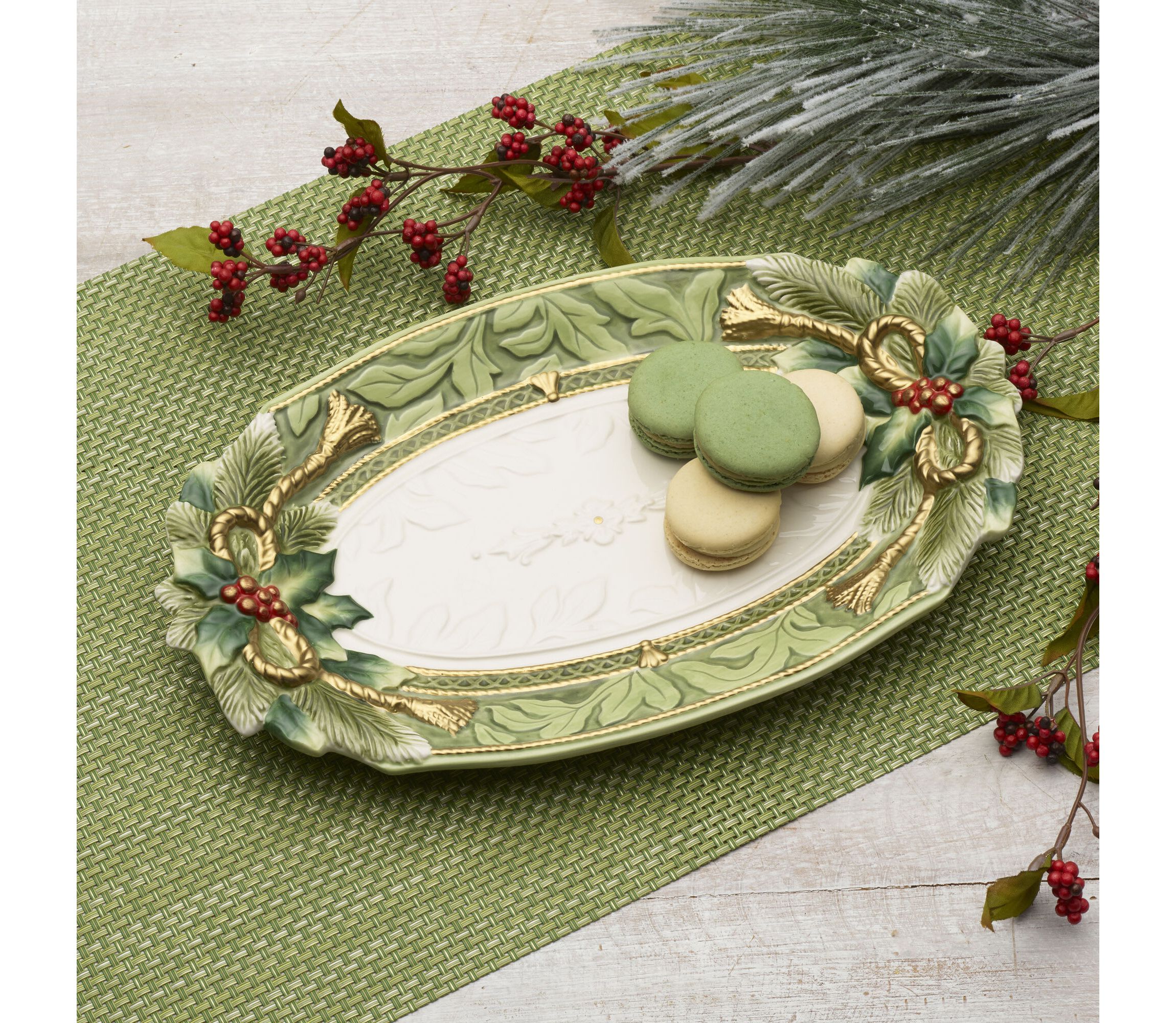 Holiday Home Green Small Platter