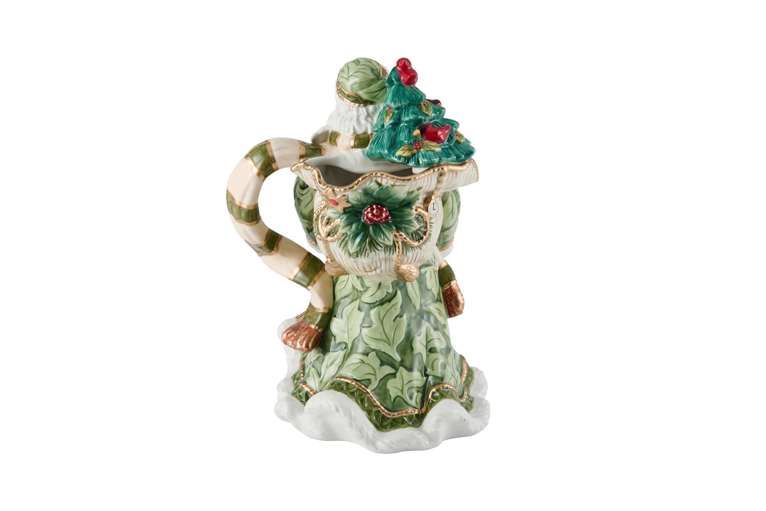 Holiday Home Green Santa Pitcher