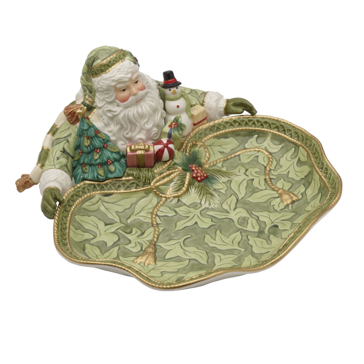 Holiday Home Green Santa Server
