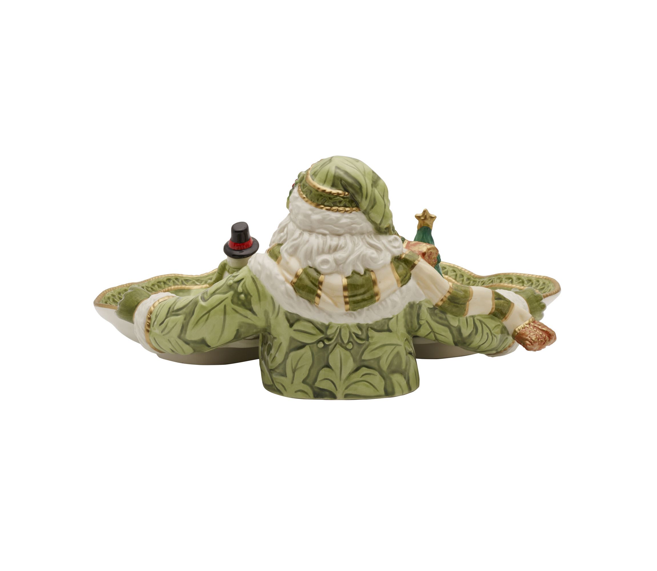 Holiday Home Green Santa Server