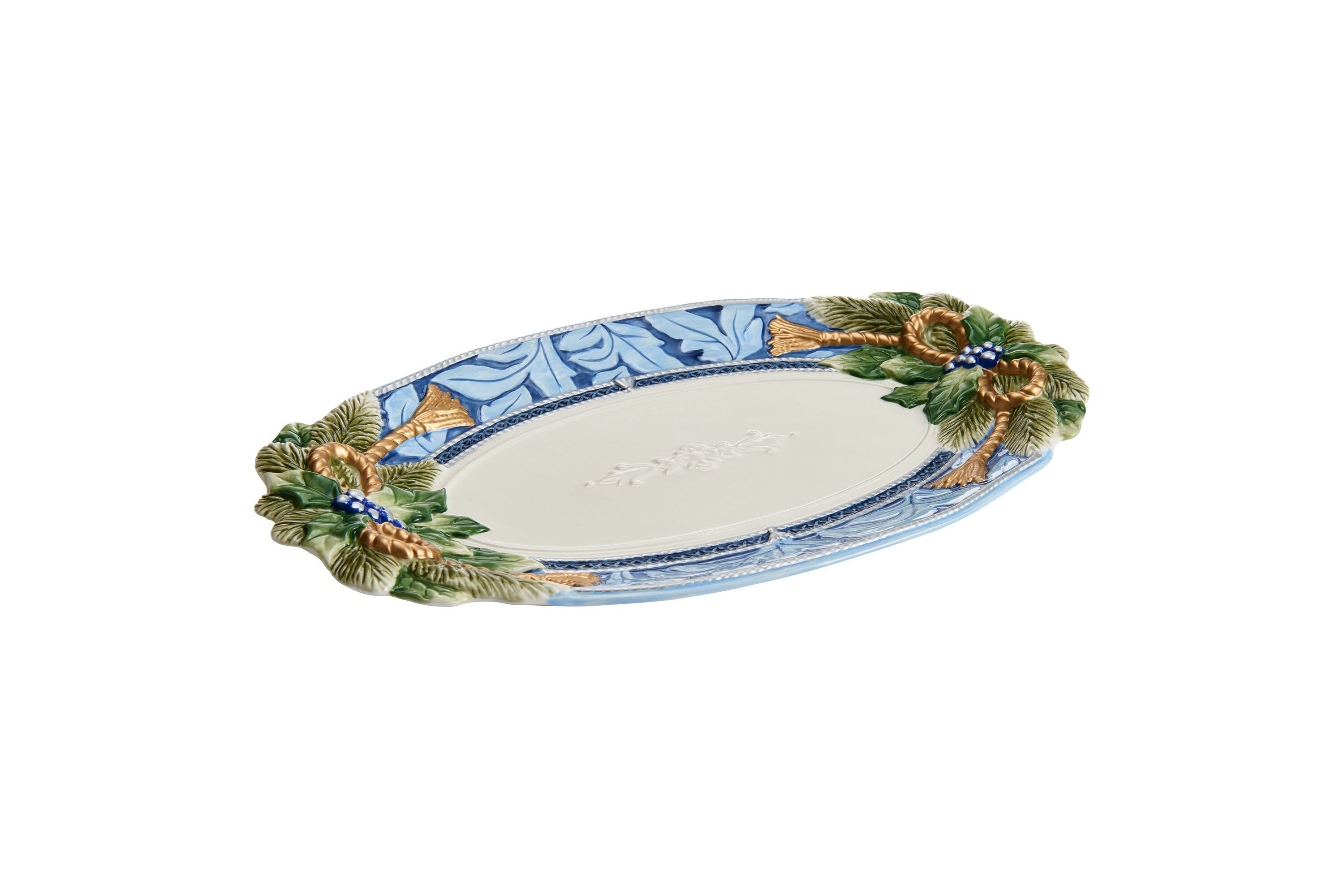 Holiday Home Blue Large Platter
