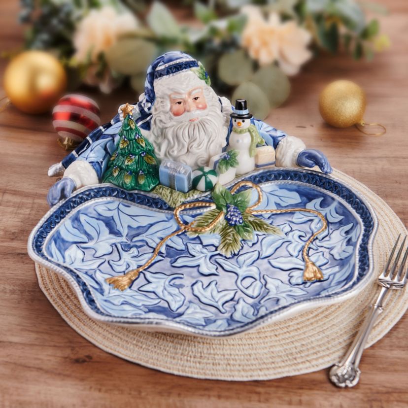 Holiday Home Blue Santa Server