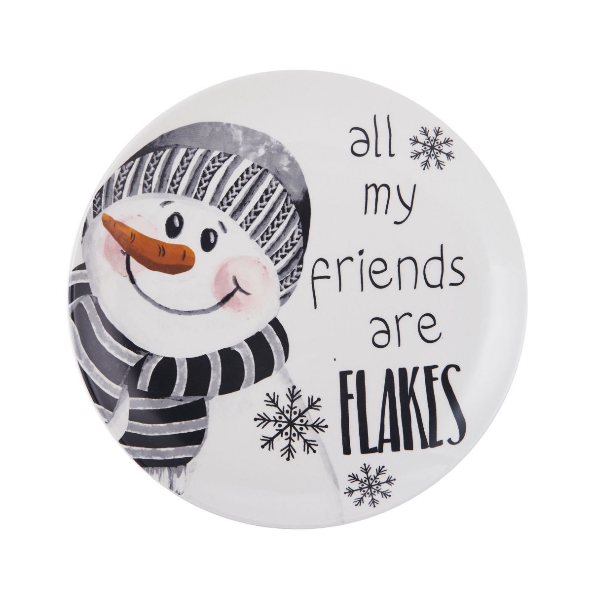 Snow Days Party Plates, Set of 4