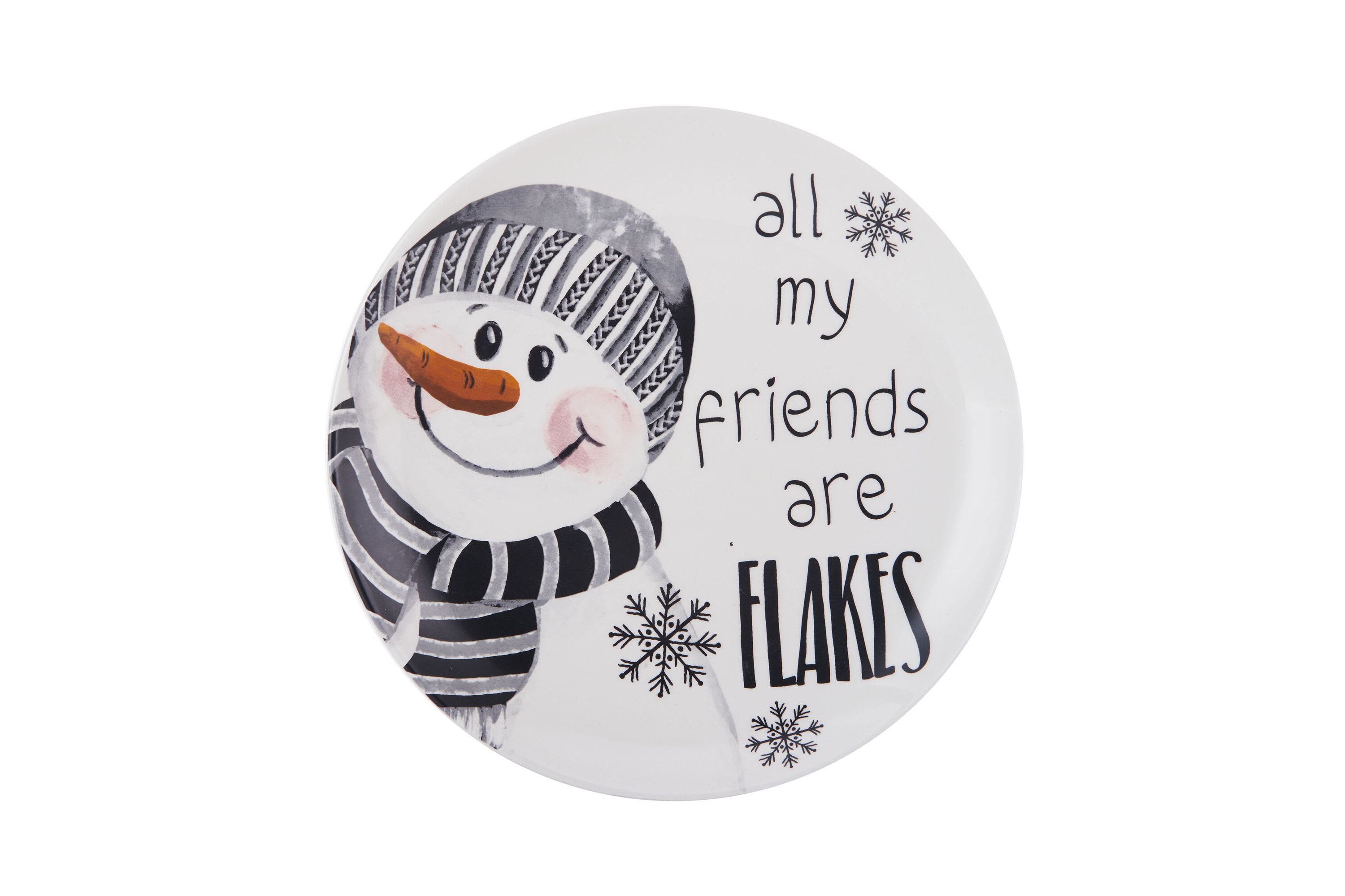 Snow Days Party Plates, Set of 4