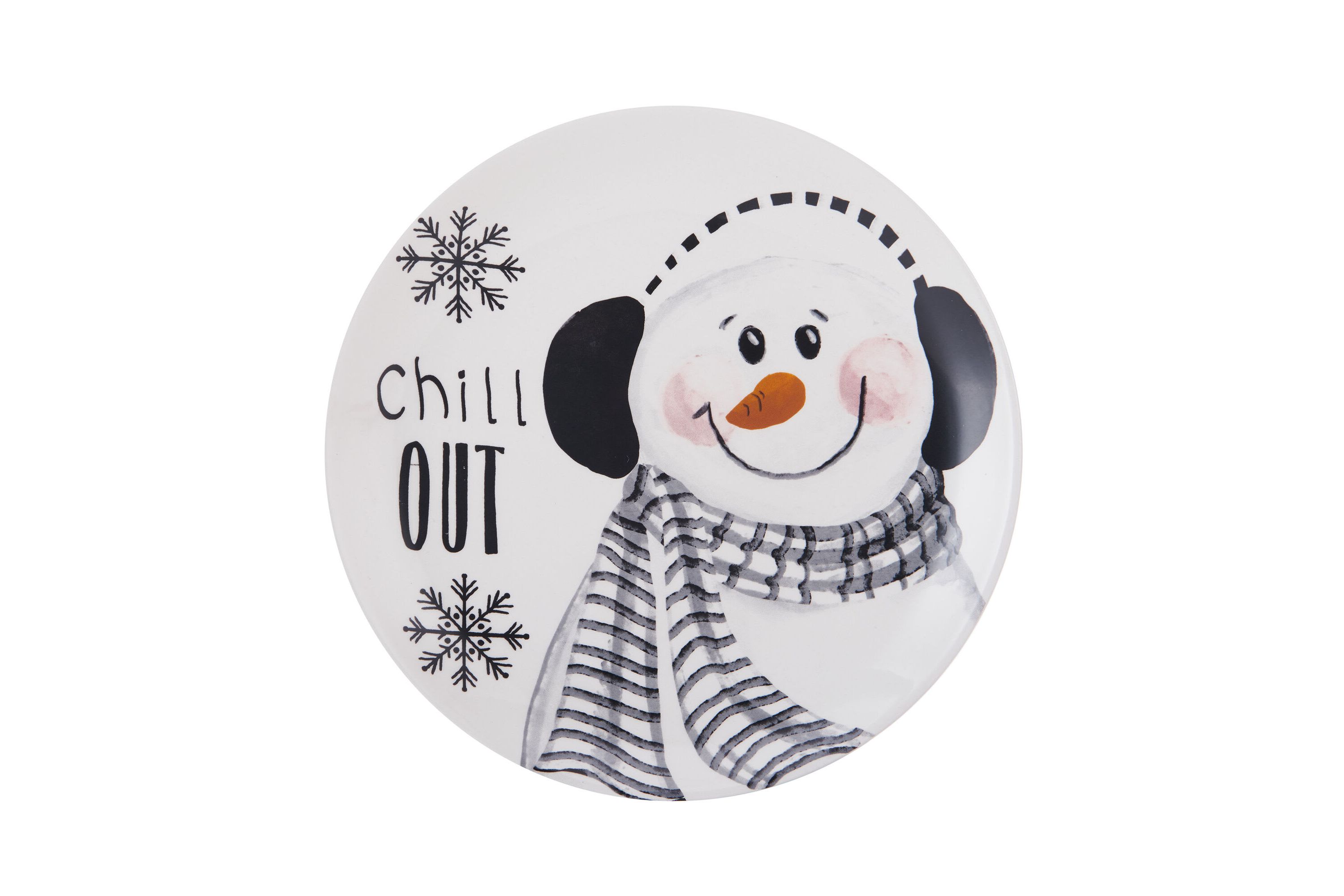 Snow Days Party Plates, Set of 4