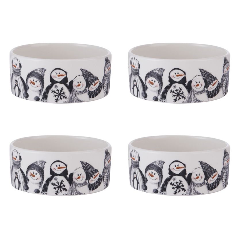 Snow Days Snack Bowl Set, Set of 4