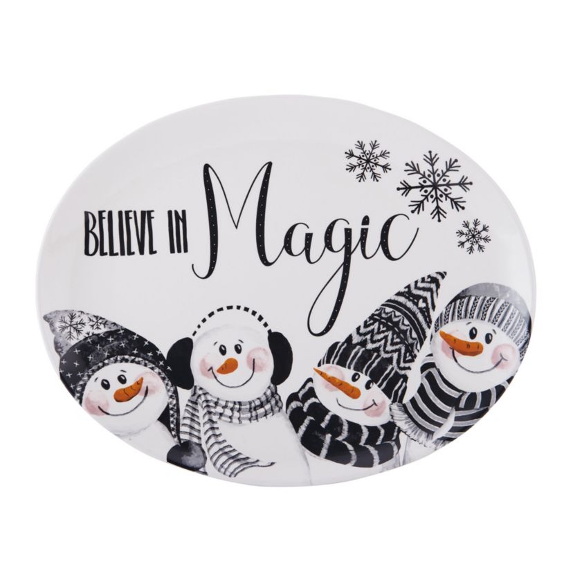 Snow Days 16-in Large Platter