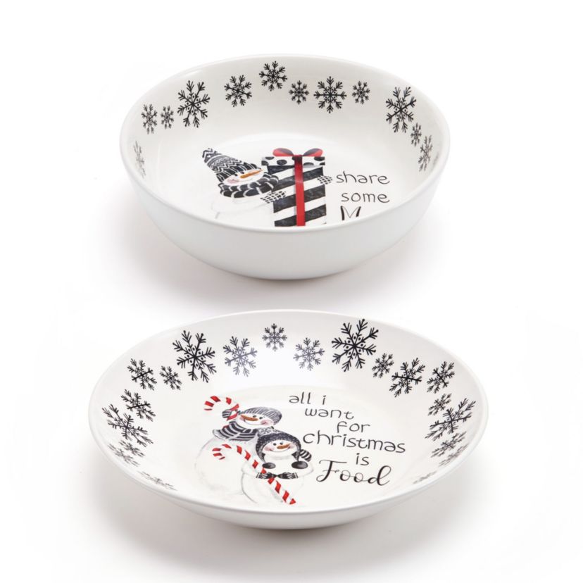 Snow Days Serve Bowls, Set of 4
