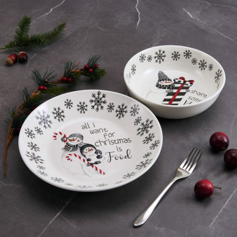 Snow Days Serve Bowls, Set of 4