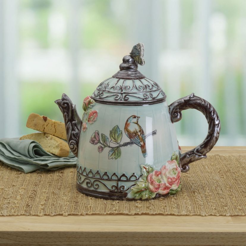 Fitz and Floyd English Garden Teapot | Belk