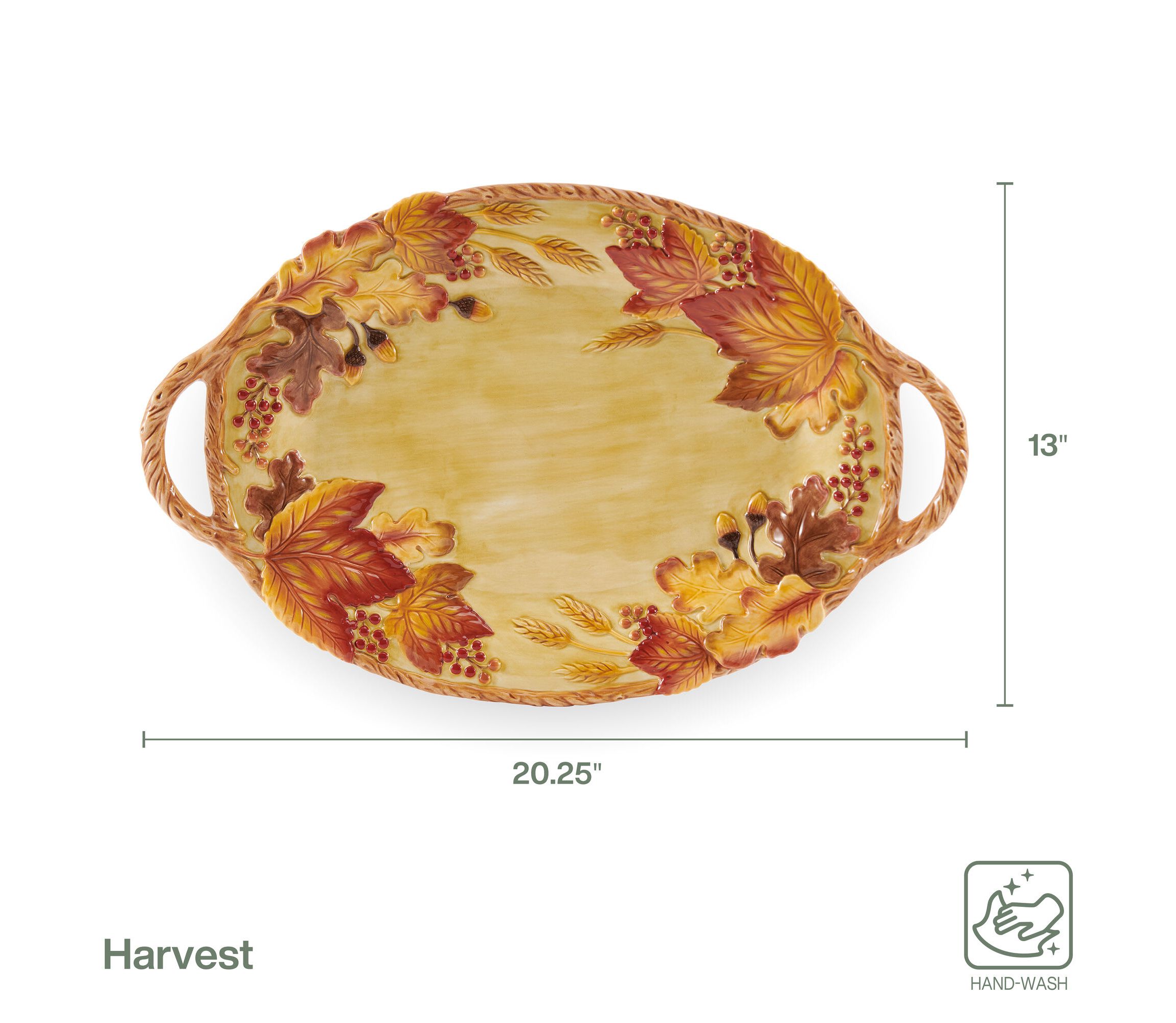 Harvest 20.25-in Large Platter