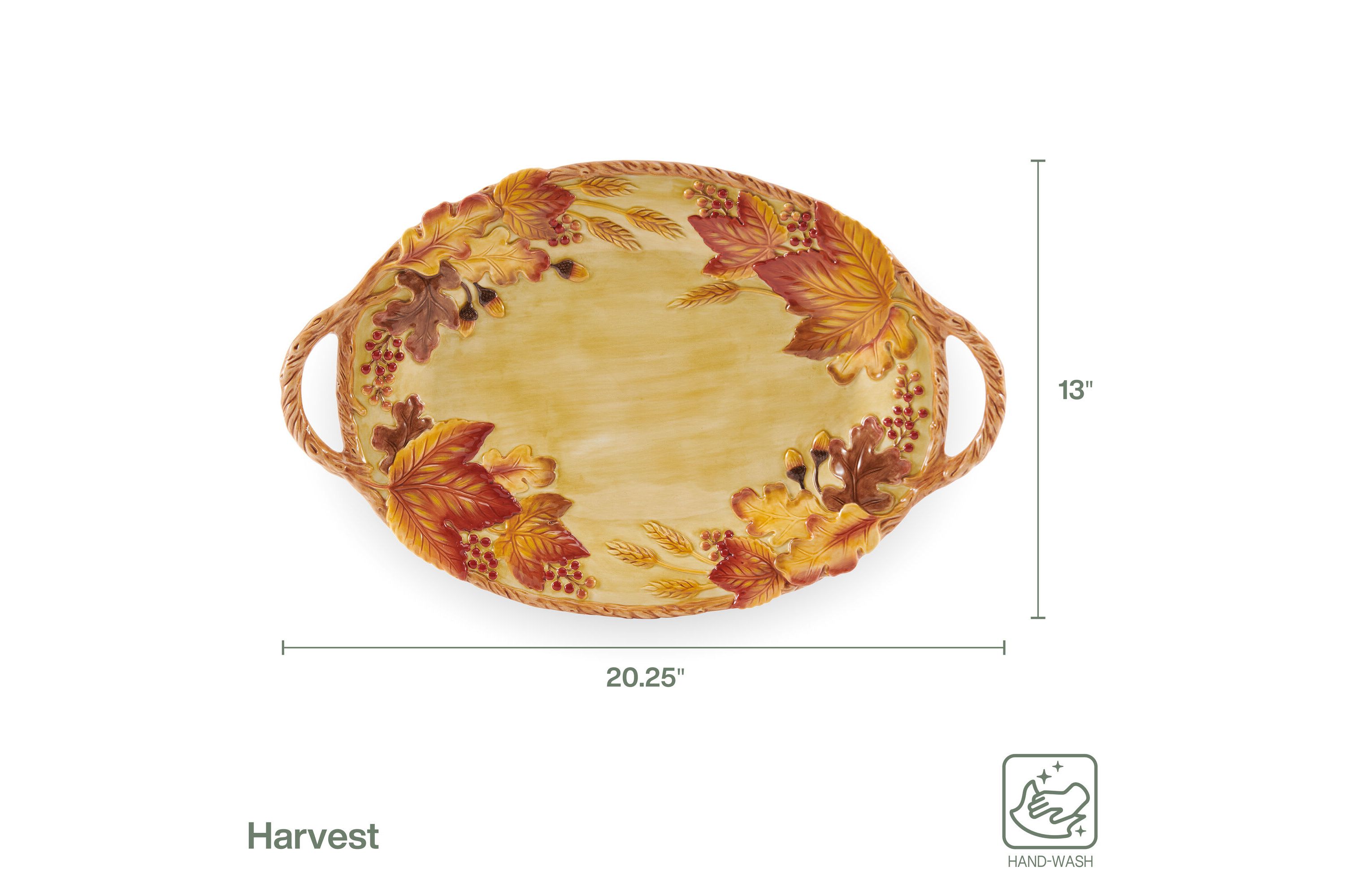 Harvest 20.25-in Large Platter