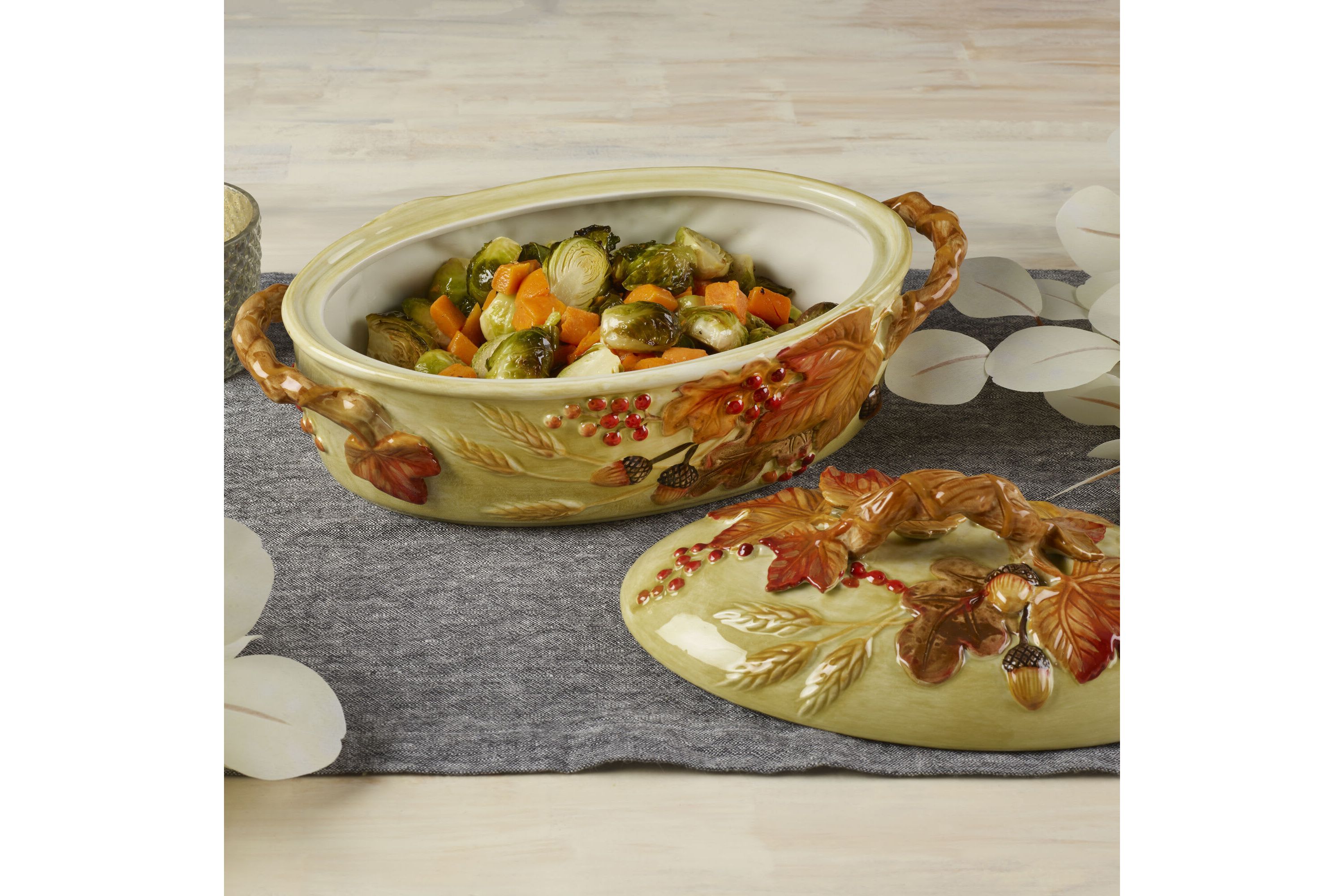 Havest Covered Vegetable Bowl