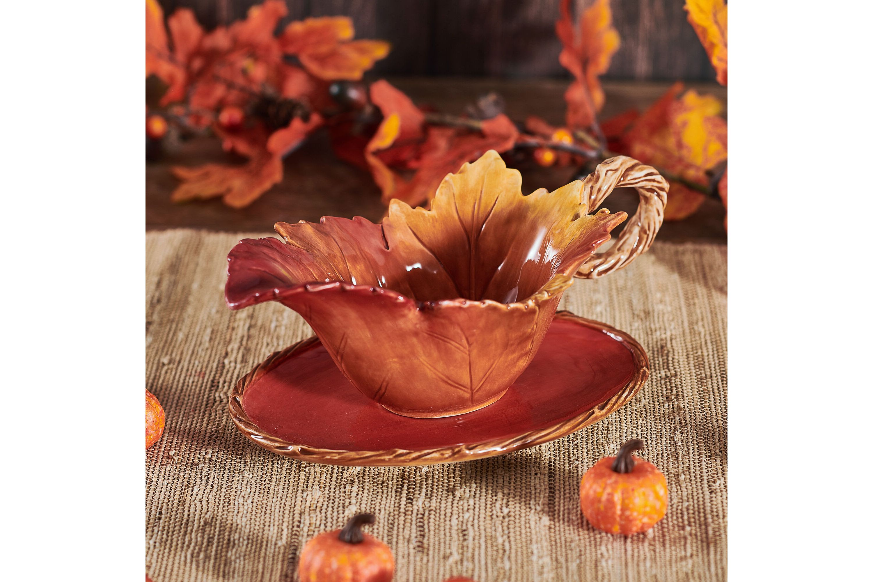Harvest Gravy Boat Set