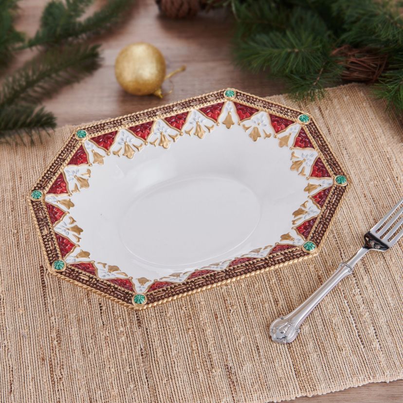 Noel Holiday Large Serve Bowl