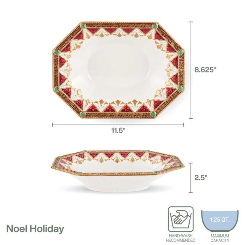 Noel Holiday Large Serve Bowl