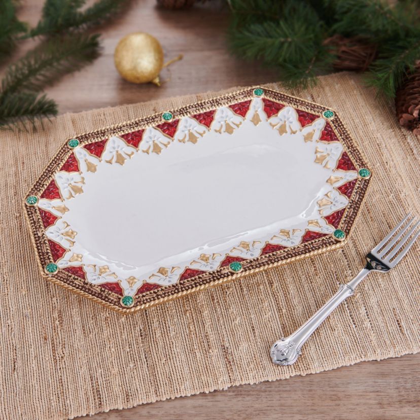 Noel Holiday 13.75-in Small Platter