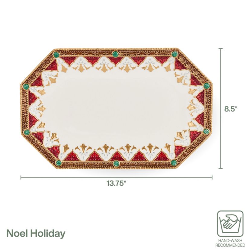 Noel Holiday 13.75-in Small Platter