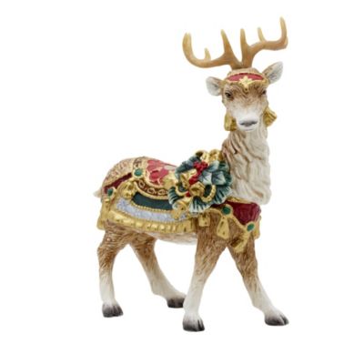 Noel Holiday Standing Deer Candleholder