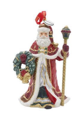 Fitz And Floyd Noel Holiday Dated Ornament Santa 2023 Bell