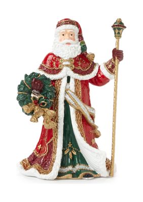 Fitz And Floyd Noel Holiday Musical Santa Figurine