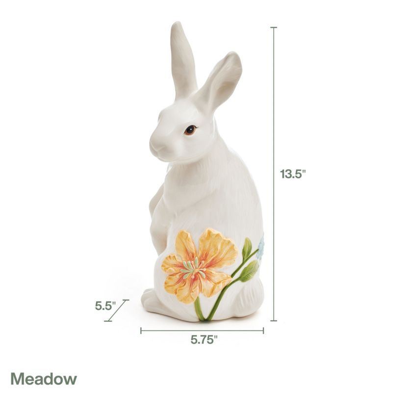 Meadow Rabbit Figurine Sitting