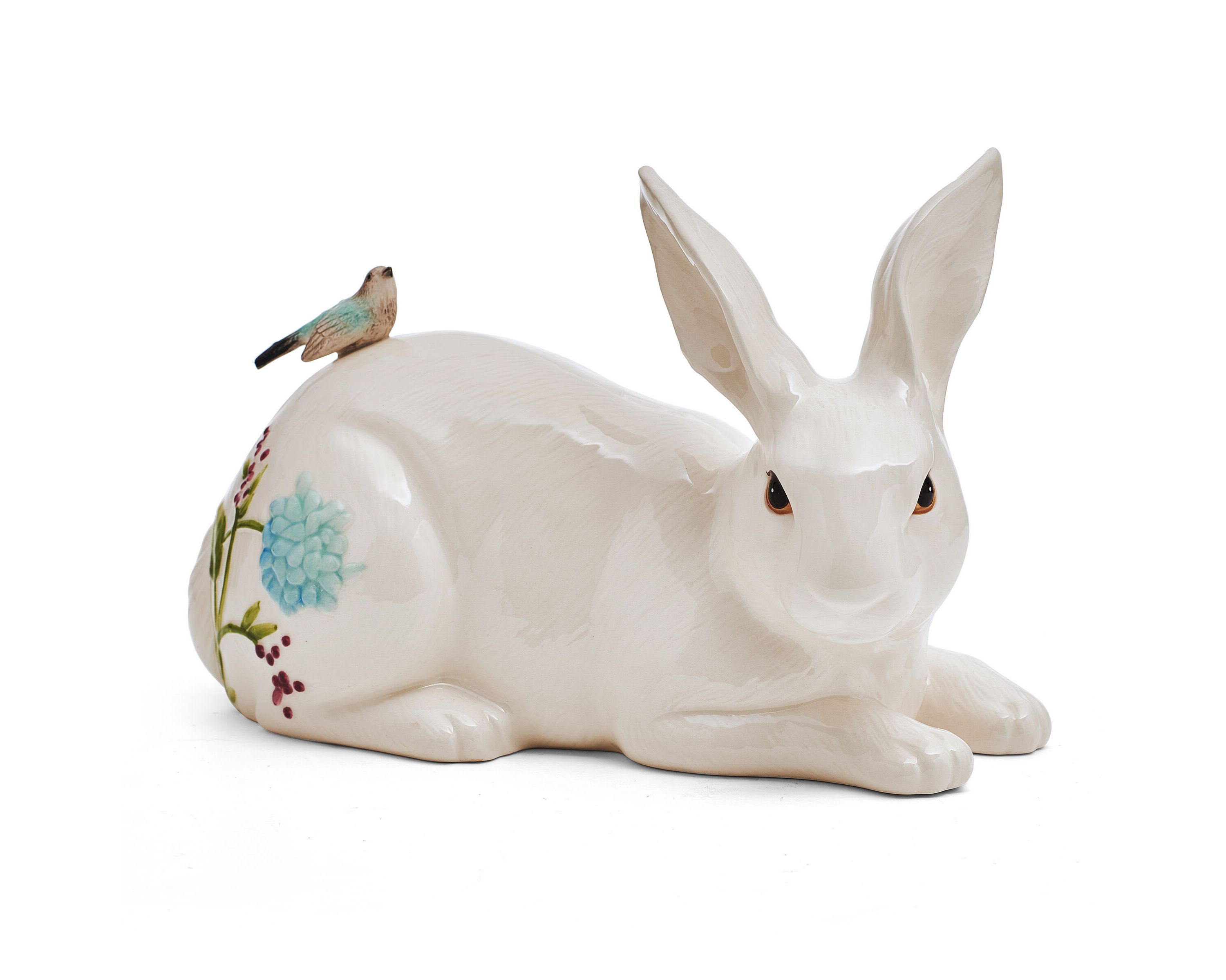 Meadow Rabbit Figurine Resting